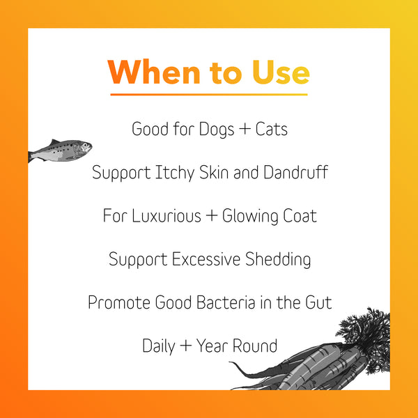 Skin + Coat Supplement for Dogs + Cats (BioRadiant)