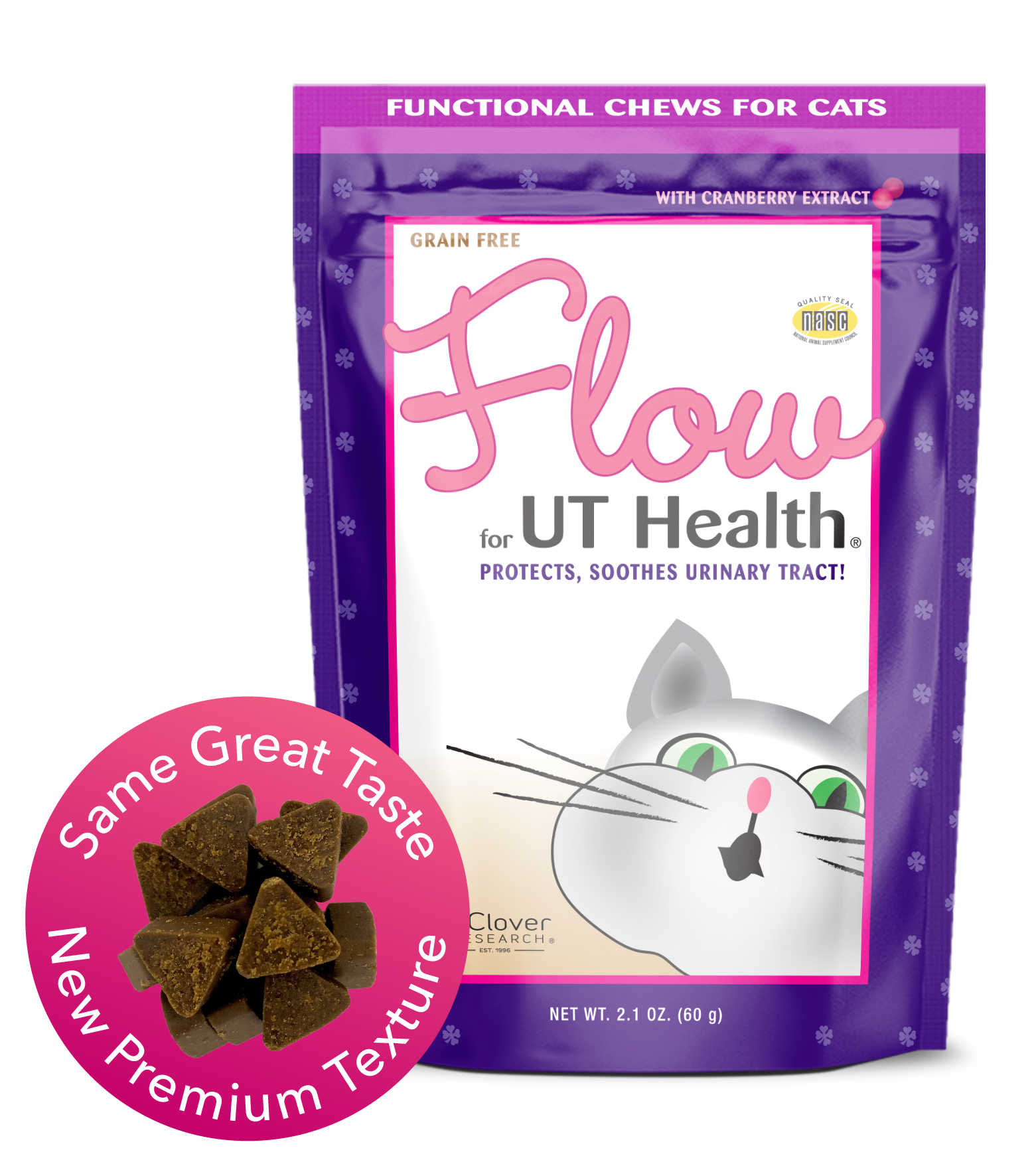 Flow | UT Health Soft Chew With Cranberry Extract for Cats